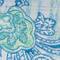DII® Blue Watercolor Paisley Print Outdoor Napkins, 6ct.